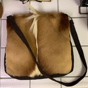 Vintage fur bag/hand warmer